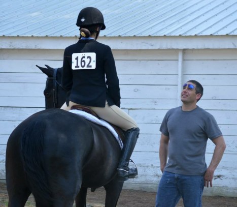 Haley horse coaching pic